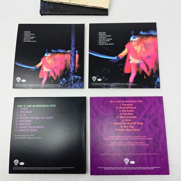 Black Sabbath Box Set CDs Paranoid Super Deluxe Edition 4CD Blu-ray 2016 Rhino - Picture 6 of 16